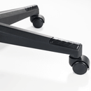 Comet Black & Grey Faux Leather Gaming Chair by Lavishway | Leather Chairs-20594