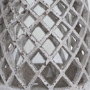 Conical Lattice Ceramic Hurricane Lantern by Lavishway | Candle Holders-50808
