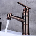 Brass Pull Out Single Handle Bathroom Tap by Lavishway | Bathroom Faucet-49106
