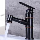 Brass Pull Out Single Handle Bathroom Tap by Lavishway | Bathroom Faucet-49102