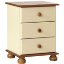 Copenhagen Cream Bedside Cabinet by Lavishway | Bedside Tables-45649