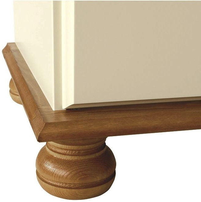 Copenhagen Cream Wooden Blanket Box by Lavishway | Benches & Storage Benches-45591