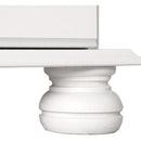 Copenhagen White Wooden 3 Over 6 Drawer Chest by Lavishway | Chest Of Drawers-45610