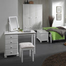 Copenhagen White 3 Door Wardrobe by Lavishway | Wardrobe-45576