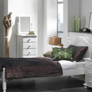 Copenhagen White Narrow 5 Drawers Chest by Lavishway | Chest Of Drawers-45639