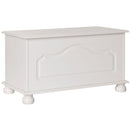 Copenhagen Antique White Blanket Box by Lavishway | Benches & Storage Benches-45593