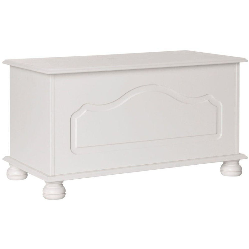 Copenhagen Antique White Blanket Box by Lavishway | Benches & Storage Benches-45593