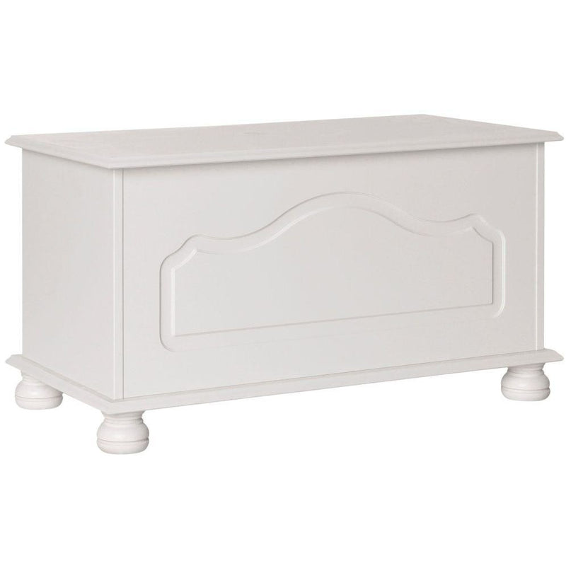 Copenhagen Antique White Blanket Box by Lavishway | Benches & Storage Benches-45592