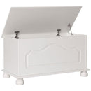 Copenhagen Antique White Blanket Box by Lavishway | Benches & Storage Benches-45596