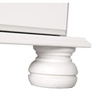 Copenhagen Antique White Blanket Box by Lavishway | Benches & Storage Benches-45594