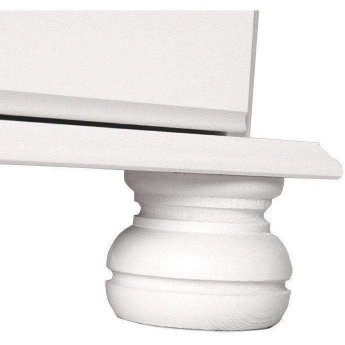 Copenhagen Antique White Blanket Box by Lavishway | Benches & Storage Benches-45594