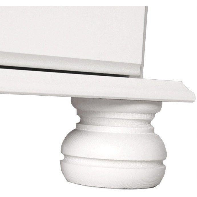 Copenhagen Antique White Blanket Box by Lavishway | Benches & Storage Benches-45595