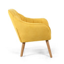 Coral Contemporary Yellow Studio Chair by Lavishway | Bedroom Chairs-27232