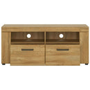 Cortina Grandson Oak Finish TV Cabinet by Lavishway | TV Units Cabinets-44054