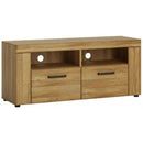 Cortina Grandson Oak Finish TV Cabinet by Lavishway | TV Units Cabinets-44056