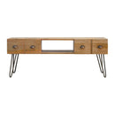Cosmo Solid Wood 4 Drawers Media Unit by Lavishway | TV Units Cabinets-58729