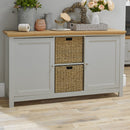 Cotswold Grey 2 Door Sideboard by Lavishway | Sideboards-35425
