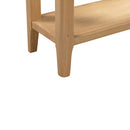 Cotswold Solid Oak 2 Drawers Console Table by Lavishway | Hallway Console Table-20560