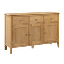 Cotswold Solid Oak 3 Doors Sideboard by Lavishway | Sideboards-20523