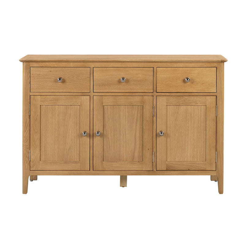Cotswold Solid Oak 3 Doors Sideboard by Lavishway | Sideboards-20525