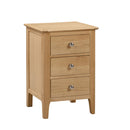Cotswold Solid Oak 3 Drawers Bedside Table by Lavishway | Bedside Tables-20582