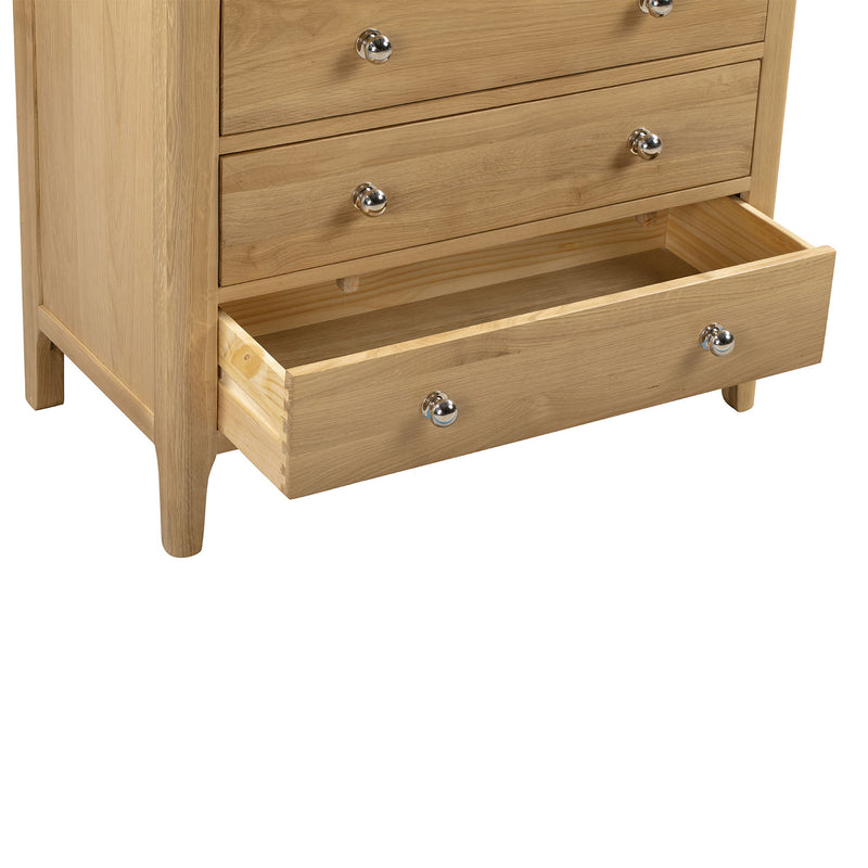 Cotswold Solid Oak 4 Over 2 Chest Of Drawers by Lavishway | Chest Of Drawers-20578