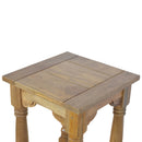 Country Solid Mango Wood End Table by Lavishway | Side Tables-60130