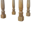 Country Solid Mango Wood End Table by Lavishway | Side Tables-60129