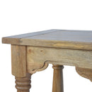 Country Solid Mango Wood End Table by Lavishway | Side Tables-60128