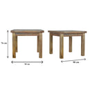 Country Solid Wood Extendable Dining Table by Lavishway | Dining Tables-60125