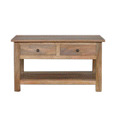 Country Solid Wood 4 Drawers Coffee Table by Lavishway | Coffee Tables-21310