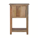 Country Solid Wood 3 Drawers Telephone Table by Lavishway | Side Tables-21298