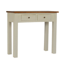 Country White Painted 2 Drawers Console Table by Lavishway | Hallway Console Table-21273