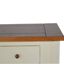Country White Painted 2 Drawers Console Table by Lavishway | Hallway Console Table-21279