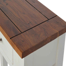 Country White Painted 2 Drawers Console Table by Lavishway | Hallway Console Table-21278