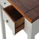 Country White Painted 2 Drawers Console Table by Lavishway | Hallway Console Table-21277
