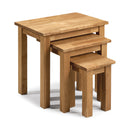 Coxmoor Solid Oak Nest Of 3 Tables by Lavishway | Nest of Tables-20493