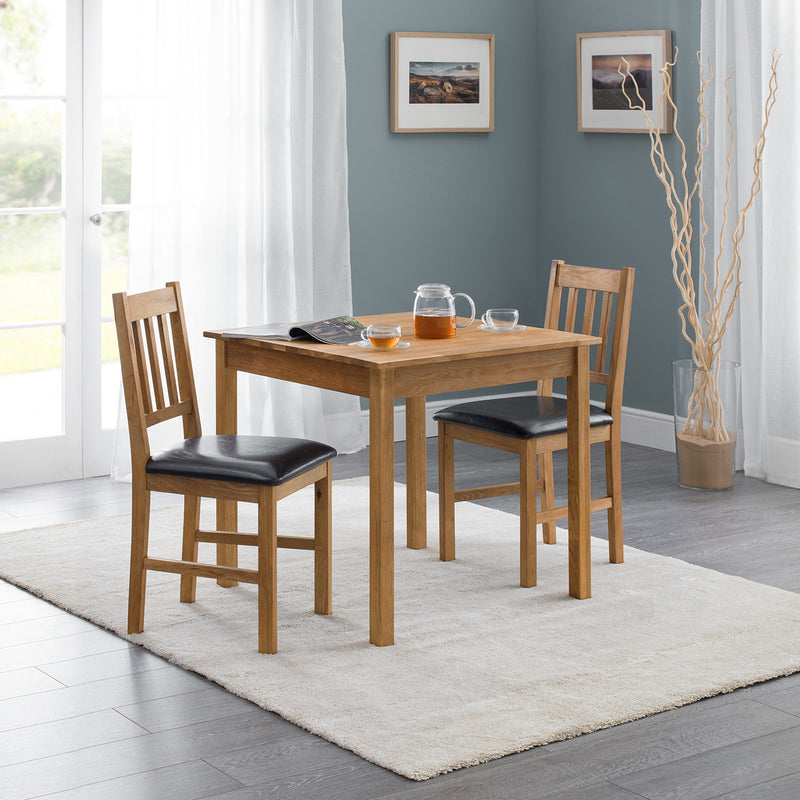 Coxmoor Solid Oak Square Top Dining Table by Lavishway | Dining Tables-20488
