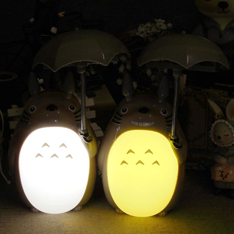 Umbrella Totoro LED Night Light by Lavishway | Table Lamps-38320