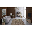 Croce Grey Glass Top & Oak TV Unit by Lavishway | TV Units Cabinets-23274