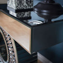 Crystal Mirrored Console Table & Round Mirror by Lavishway | Wall Mirrors-25754