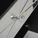 Crystal Mirrored Sideboard With Wall Mirror by Lavishway | Wall Mirrors-25771