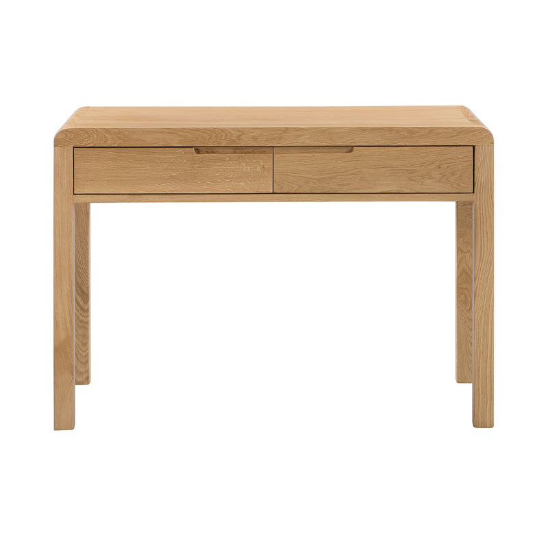 Curve Solid Oak Dressing Table & Stool by Lavishway | Dressing Table & Stools-20456