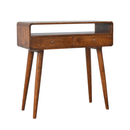 Martino Curved 2 Drawers Console Table by Lavishway | Hallway Console Table-21265