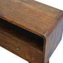 Martino Curved 2 Drawers Console Table by Lavishway | Hallway Console Table-21272