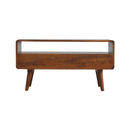 Martino Curved 2 Drawers Media Unit by Lavishway | TV Units Cabinets-21259