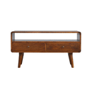 Martino Curved 2 Drawers Media Unit by Lavishway | TV Units Cabinets-21258