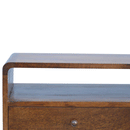 Martino Curved 2 Drawers Media Unit by Lavishway | TV Units Cabinets-21263