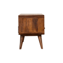 Martino Chestnut 2 Drawers Media Unit by Lavishway | TV Units Cabinets-21253