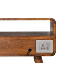 Martino Chestnut 2 Drawers Media Unit by Lavishway | TV Units Cabinets-21252